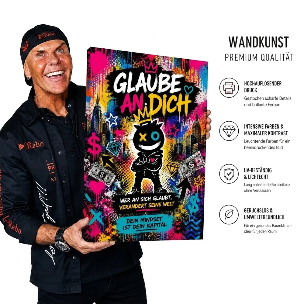 Leinwand - GLAUBE AN DICH