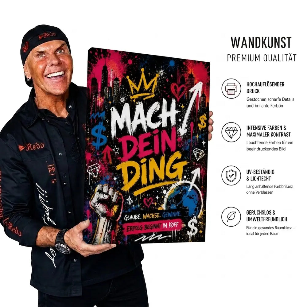 Leinwand - MACH DEIN DING