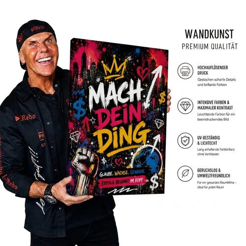 Leinwand - MACH DEIN DING