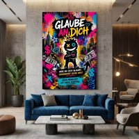 Leinwand - GLAUBE AN DICH